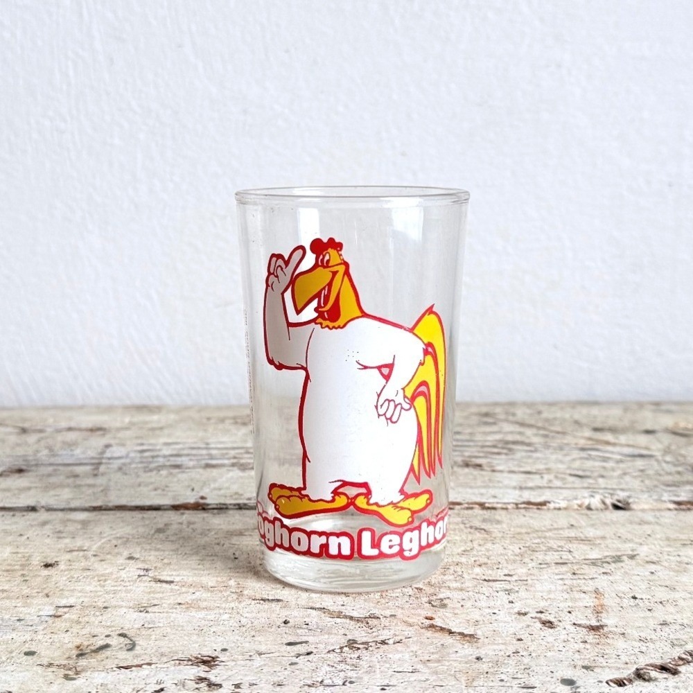 Vintage 1976 Warner Bros Foghorn Leghorn Looney Tunes Juice Glass CSGE